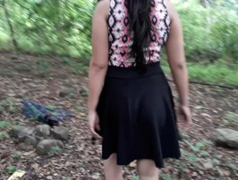 No teníamos para el motel y se la metí en el bosque