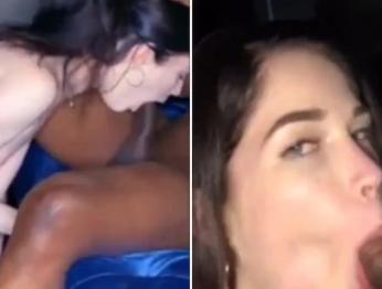 Смотри, как эта неверная милфа наслаждается большим черным членом после бара